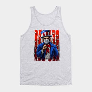 Abraham Lincoln Masked Tank Top